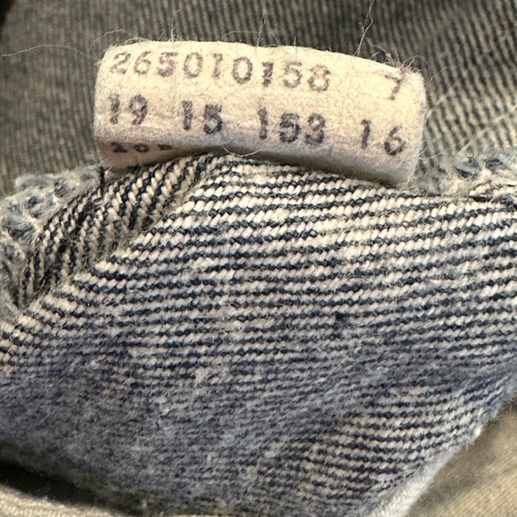 Levi 501 Button Fly 80’s Vintage Jeans Size 26 Waist 32 Length - Picture 9 of 10